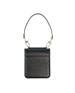 HANMAN Maska za Samsung F776B Galaxy Z Flip 8 crna Canvas ORG