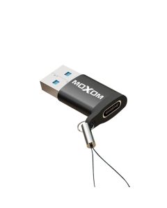 MOXOM Adapter USB3.0 Type C na USB-A MX-CB144, crna - AD430