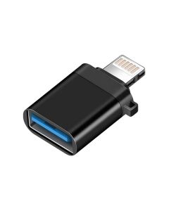 Adapter OTG Lightning na USB3.0 sa data transfer funkcijom, crna - AD444