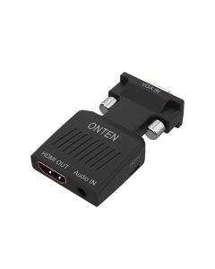 Adapter VGA + jack 3.5mm na HDMI (zenski) 20cm  (OTN-7508) Onten