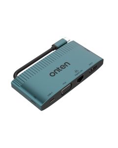 Dock stanica 6u1 sa HDMI 4K 30Hz + VGA 2K 60Hz +Ethernet RJ45 100Mbps