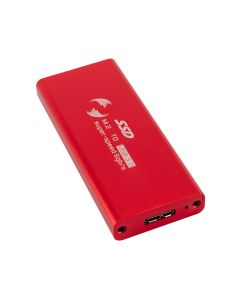 Adapter SSD NVMe - USB 3.1 crveni