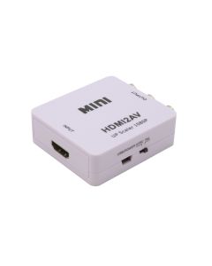 Adapter HDMI na AV beli MINI