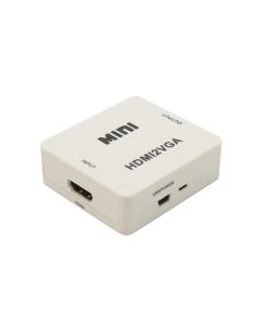 Adapter HDMI na VGA+audio beli MINI