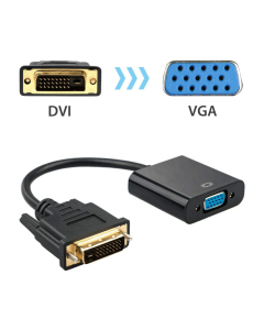 Adapter DVI (24+1) na VGA Z crni JWD-HV13 - 94110