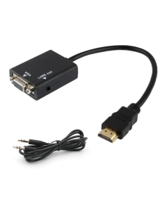 Adapter HDMI na VGA (Audio) crni - 207979
