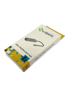 Adapter / HUB Sotako Type-C (1x USB 3.0 + 2x USB 2.0 + RJ45) 0.15 sivi - 617377