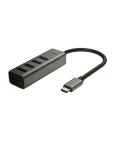 Adapter / HUB Sotako Type-C (1x USB 3.0 i 3x USB 2.0) 0.15m sivi