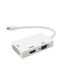Adapter kabl za Apple mini DP na HDMI VGA DVI beli - 73989