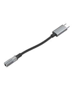 Adapter LDNIO LSY80c za slušalice Type-C na 3,5 mm sivi - 617554