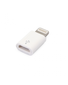 Adapter micro USB na iPhone beli - 67343