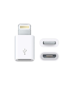 Adapter OTG micro USB na iPhone lightning beli - 95401-1