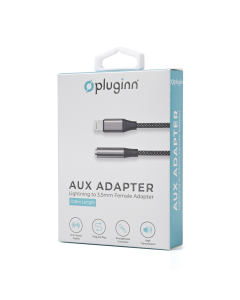 Adapter Pluginn AUX Z na Lightning 0.25m crni - 221111-1