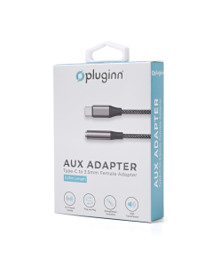 Adapter Pluginn AUX Z na Type C 0.25m crni - 221108-1