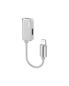 Adapter REMAX za slusalice I punjenje iPhone RL-LA02i beli - 71869