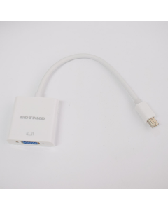 Adapter Sotako Mini DP na VGA beli