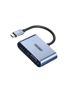 Adapter Sotako Type-C na VGA(1080p) + HDMI(4K 30Hz)