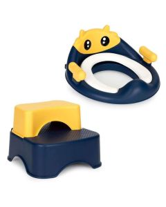 ECO TOYS Set adaper  i steper za decu, plava/žuta - HA-P17_18