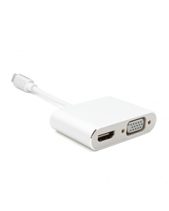 Adapter TYPE C na HDMI + VGA JWD-T6 - 74344