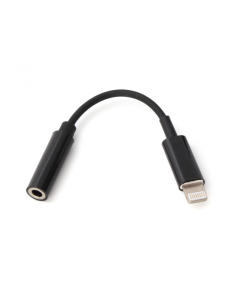 Adapter za slusalice iP-1 iPhone lightning na 3.5mm crni - 83604