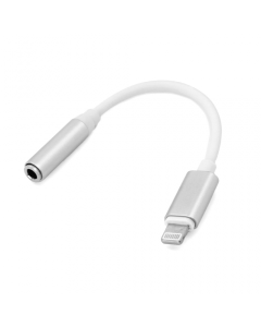 Adapter za slusalice iP-11 iPhone lightning na 3.5mm srebni - 83587