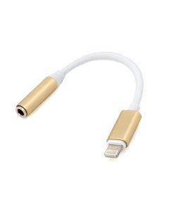 Adapter za slusalice iP-11 iPhone lightning na 3.5mm zlatni - 83590