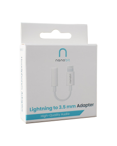 Adapter za slušalice Nanobit NB306 Lightning na 3,5 mm