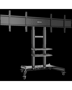 ONKRON Dual Screen VESA Panel Accessory for TS1881 Mobile TV Stand up to 90.9 kg, Black