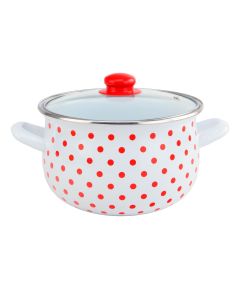 AVSAR Šerpa 4,7L tufne duboka sa staklenim poklopcem 22 cm - AE-0108