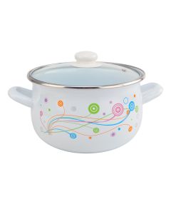 AVSAR Šerpa 6,3L duboka sa staklenim poklopcem  24 cm - AE-0114