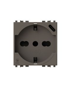 Uticnica USB P40 (1 suko+1 USB C) Vimar Arke metal 4B.V19M.P40.USB