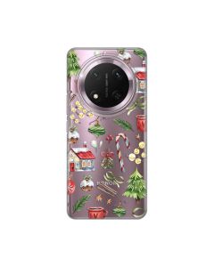 Maska za Honor Magic 7 Lite Winter Spirit Silikonska Print Skin