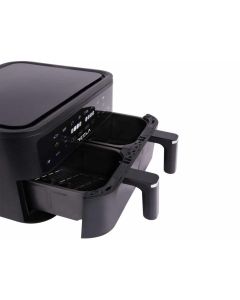 TESLA Air Fryer AF900BSD 2400W/ 4.5L+4.5L/ digital panel/ crna-inox