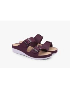 LEON Ženska papuča Africa-bordo - 5012-BO36
