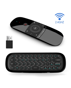 Air Mouse wireless tastatura I miš, IR daljinski crni - 207964