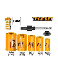 Set kruna za metal AKH0071 19-35 mm INGCO