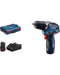 BOSCH Aku bušilica-odvrtač GSR 12V-35 u L-BOXX 102 sa 2 x 3,0 Ah , brzi punjač - 06019H8002-1