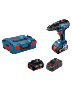 BOSCH Aku bušilica-odvrtač GSR 18V-50 u L-BOXX 136 sa 2 x 5,0 Ah Li-ion , brzi punjač - 06019H5001