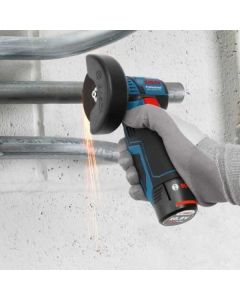 BOSCH Aku ugaona brusilica GWS 12V-76, SOLO u kartonskoj kutiji sa reznim/brusnim pločama