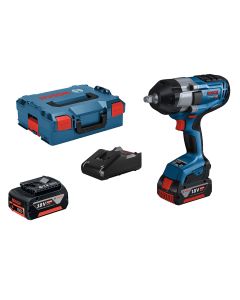 BOSCH Aku udarni odvrtači GDS 18V-1000 u L-BOXX 136 sa 2 x  GBA 18V 5.0Ah, brzi punjač - 06019J8304