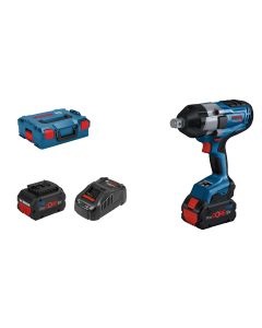 BOSCH Aku udarni odvrtači GDS 18V-1050 H u L-BOXX 136 sa 2 x 8,0 Ah ProCORE18V Li-ion , brzi punjač - 06019J8502