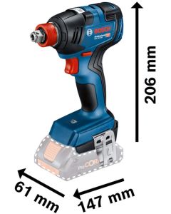 BOSCH Aku rotacioni udarni odvrtač GDX 18V-200, SOLO u kartonskoj kutiji - 06019J2204