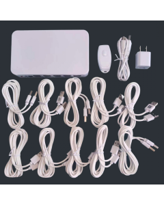 Alarmi za laptop JWD 10 porta beli - 221888