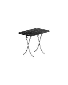 ALESTA Sklopivi sto Crni  mermer 10027CM - AL10027CM