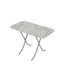 ALESTA Sklopivi sto Beli mermer 10029BM - AL10029BM-1