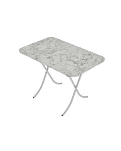 ALESTA Sklopivi sto Beli mermer 10030BM - AL10030BM