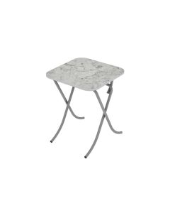 ALESTA Sklopivi sto Beli mermer 10032BM - AL10032BM-1
