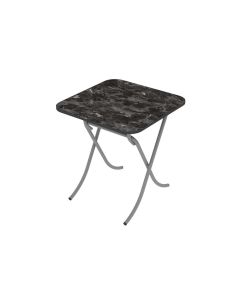 ALESTA Sklopivi sto Crni mermer 10033CM - AL10033CM