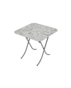 ALESTA Sklopivi sto Beli mermer 10034BM - AL10034BM