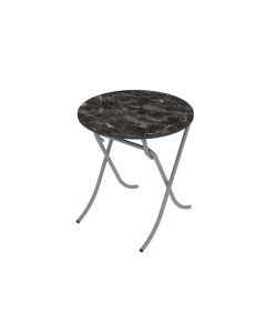 ALESTA Sklopivi sto Crni mermer  10037CM - AL10037CM